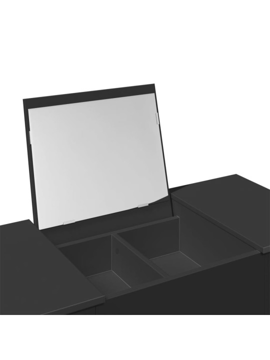 PEEGLIGA TUALETTLAUD, MUST, 100 X 45 X 76 CM