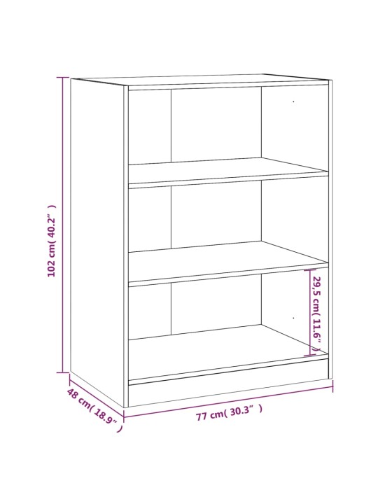 Riidekapp, valge, 77 x 48 x 102 cm, tehispuit