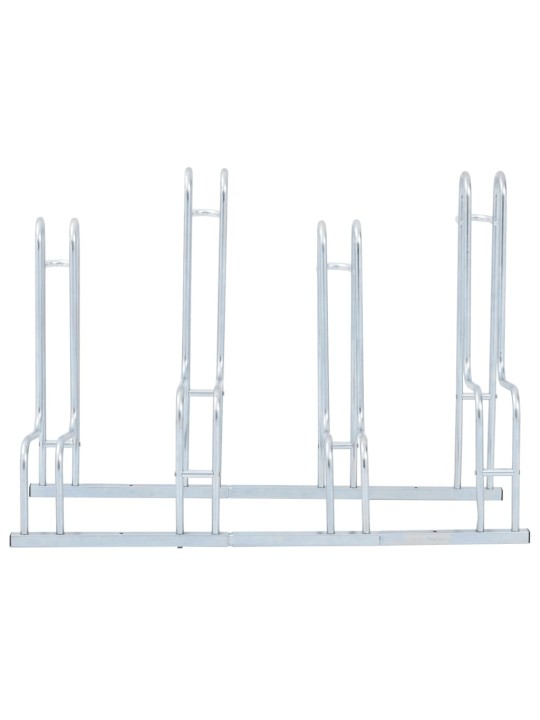 Jalgrattahoidja 4 jalgrattale, eraldiseisev, tsingitud teras