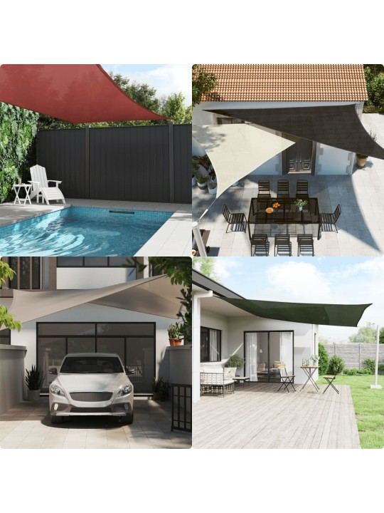 PÄIKESEPURI 160 G/M², KANDILINE, HELEHALL, 6X6 M, HDPE