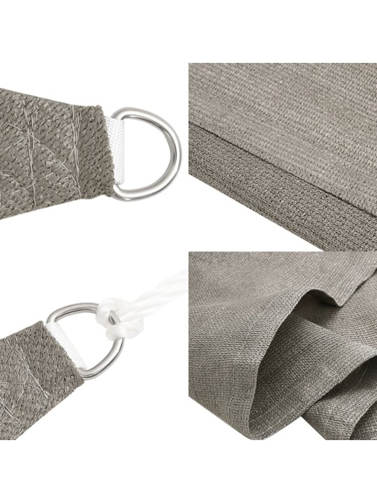 PÄIKESEPURI 160 G/M² RISTKÜLIK, HELEHALL, 2,5X5 M, HDPE