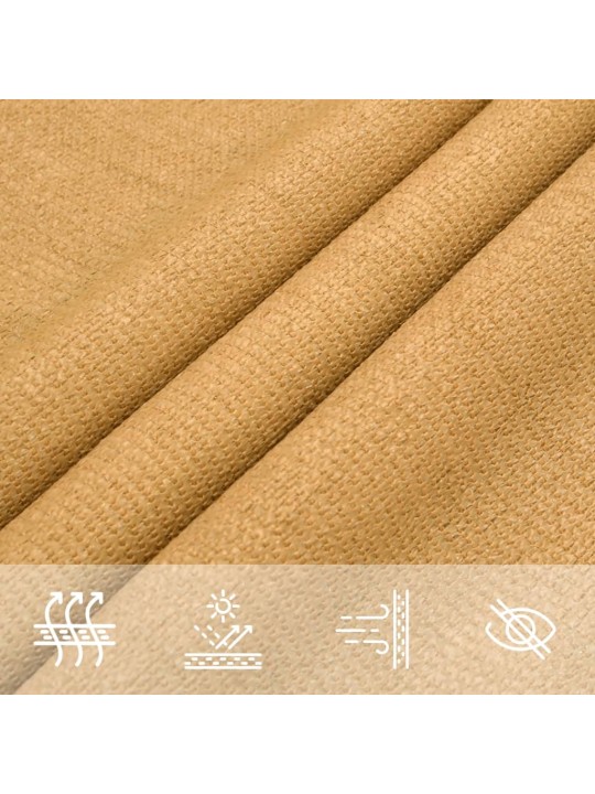 PÄIKESEPURI 160 G/M² RISTKÜLIK, LIIV 5X6 M HDPE