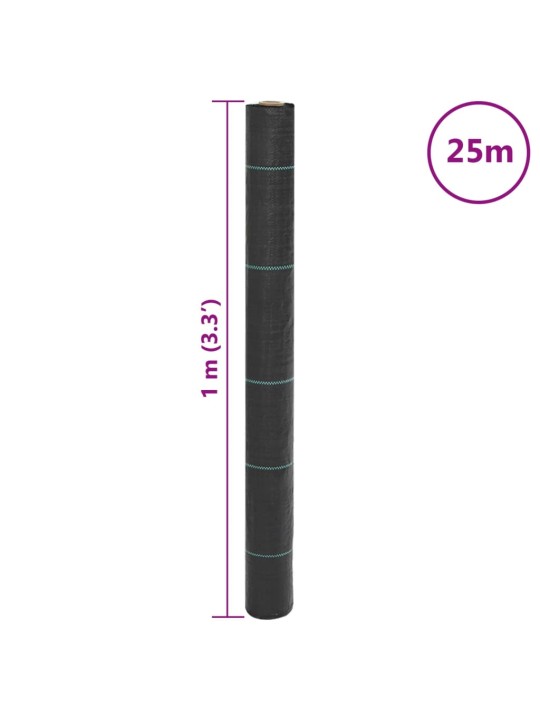 Umbrohumatt, must, 1 x 25 m, pp