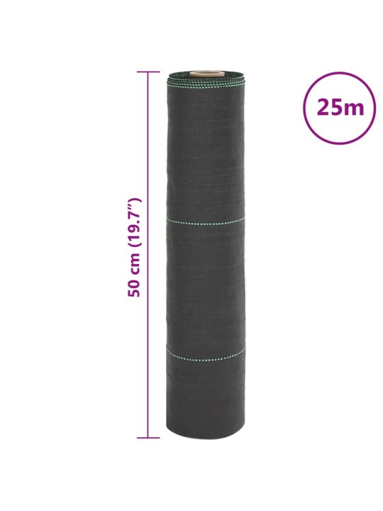 Umbrohumatt, must, 0,5 x 25 m, pp