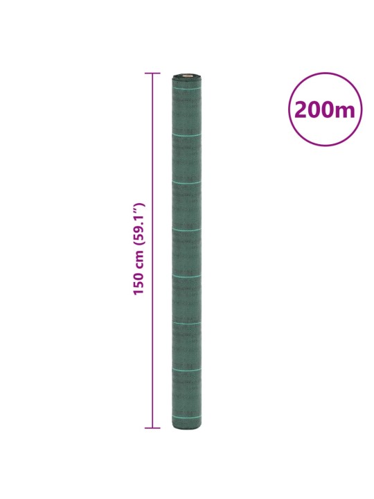 UMBROHUMATT, ROHELINE, 1,5 X 200 M, PP