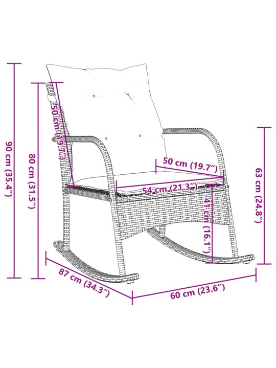 Aia kiiktool patjadega, helehall, polürotang