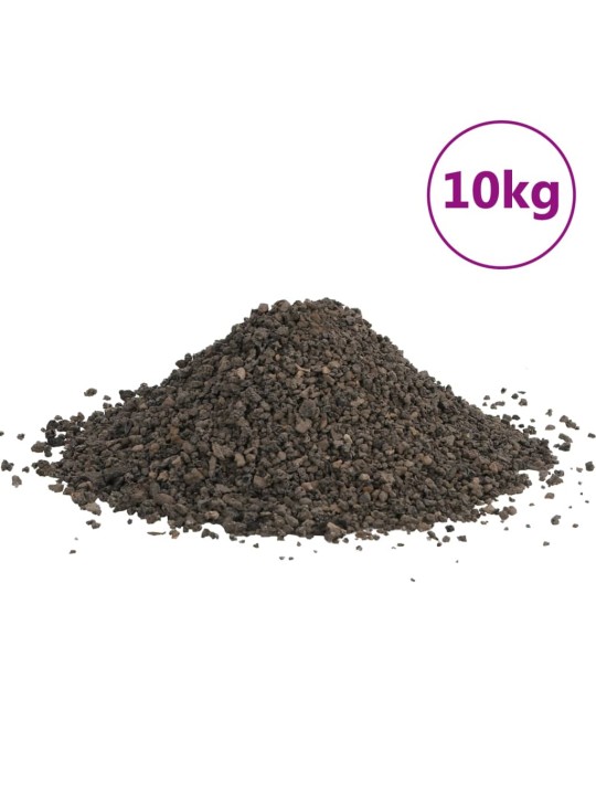 Basalt kivim, 10 kg, must, 3-5 mm