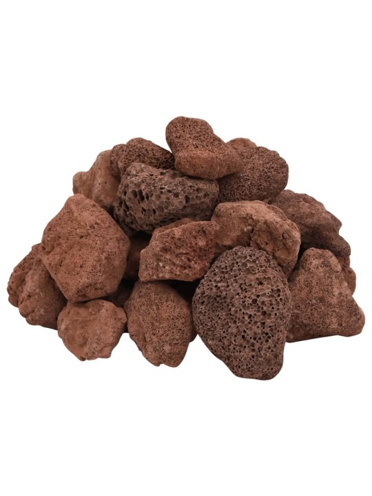 Vulkaanilised kivimid 25 kg, punane, 5-8 cm
