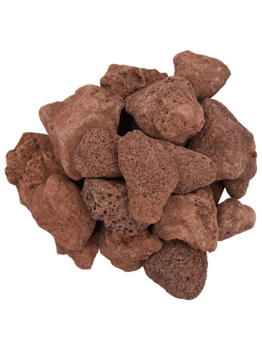 Vulkaanilised kivimid 25 kg, punane, 5-8 cm
