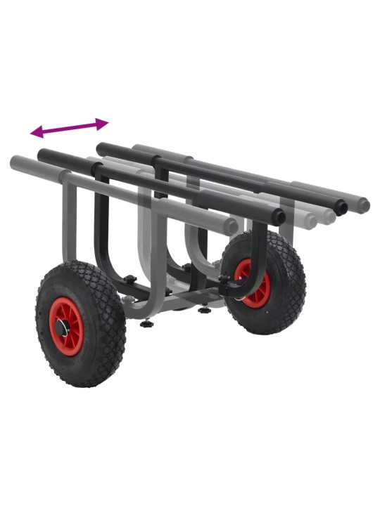 KAJAKI VEDAMISE RATTAD, 90 KG, ALUMIINIUM
