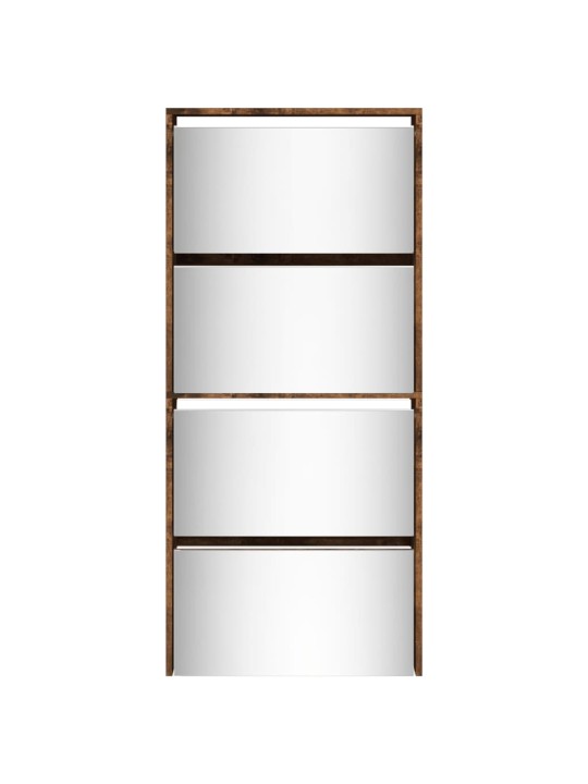 4 sahtliga kingakapp, peegliga, suitsutatud tamm, 63x17x134 cm