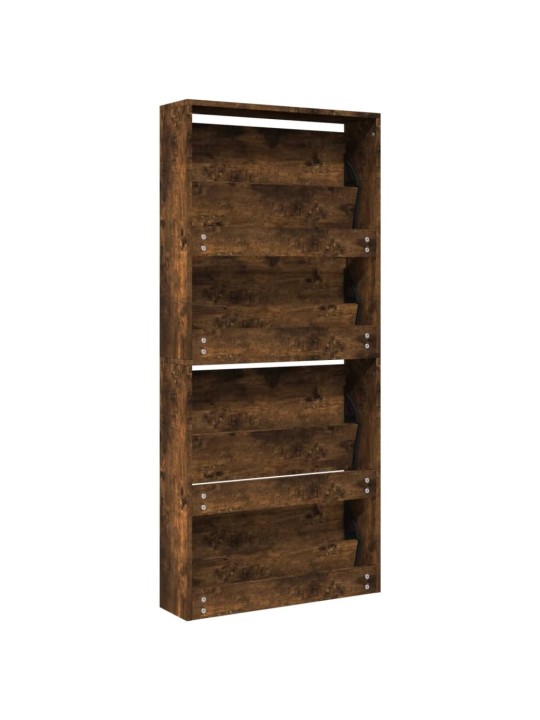 4 sahtliga kingakapp, peegliga, suitsutatud tamm, 63x17x134 cm