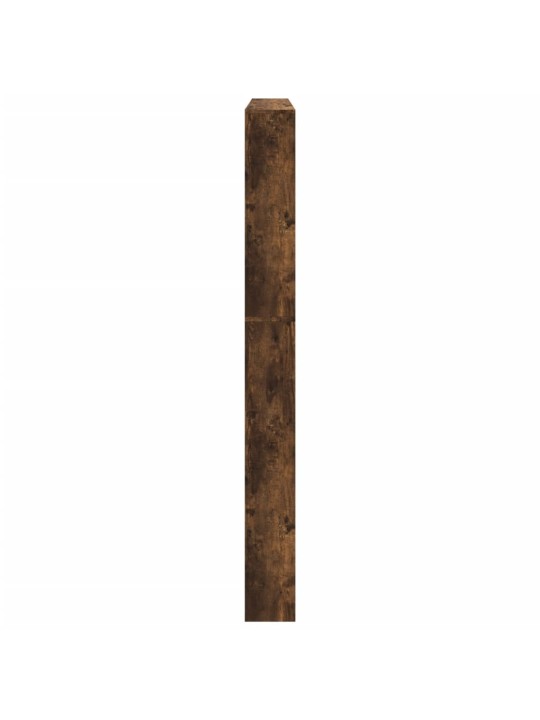 5 sahtliga kingakapp peegliga, suitsutatud tamm, 63x17x169,5 cm