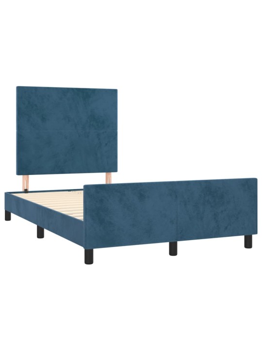 VOODIRAAM ILMA MADRATSIGA TUMESININE 120X190 CM SAMET