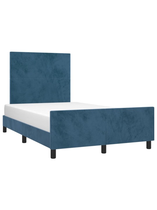 VOODIRAAM ILMA MADRATSIGA TUMESININE 120X190 CM SAMET