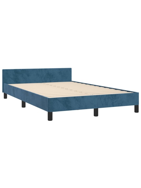 VOODIRAAM ILMA MADRATSIGA TUMESININE 120X190 CM SAMET