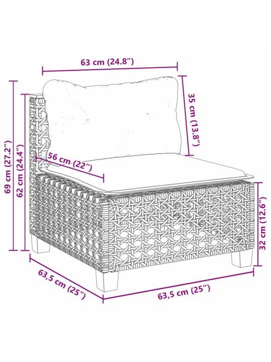 9-OSALINE AIADIIVANI KOMPLEKT PATJADEGA, BEEŽ, POLÜROTANG