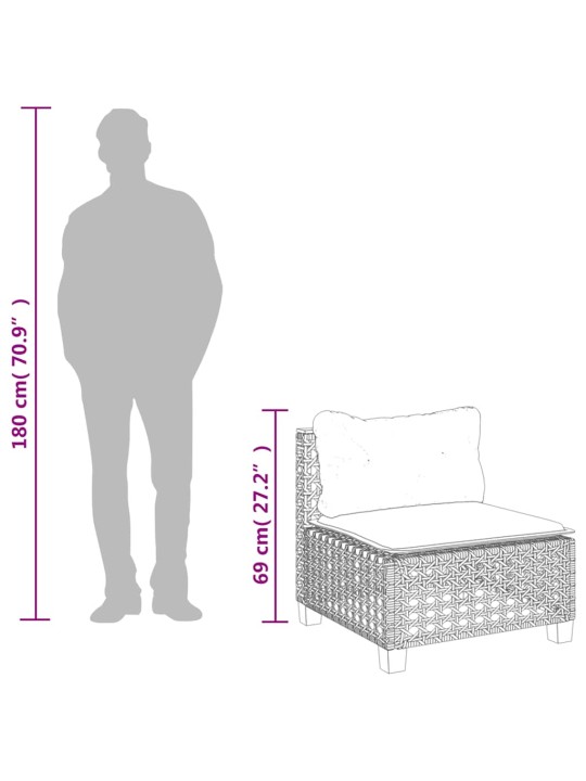 9-OSALINE AIADIIVANI KOMPLEKT PATJADEGA, BEEŽ, POLÜROTANG