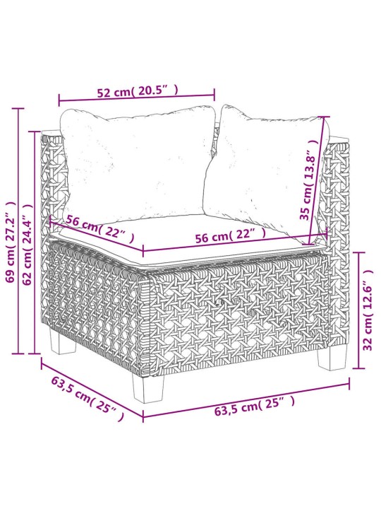 5-OSALINE AIADIIVANI KOMPLEKT PATJADEGA, BEEŽ, POLÜROTANG