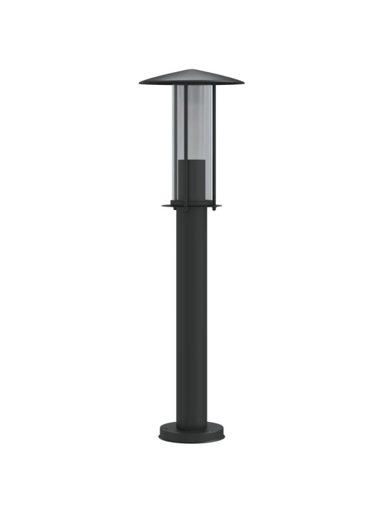 Õue lambipost, must, 60 cm, roostevaba teras