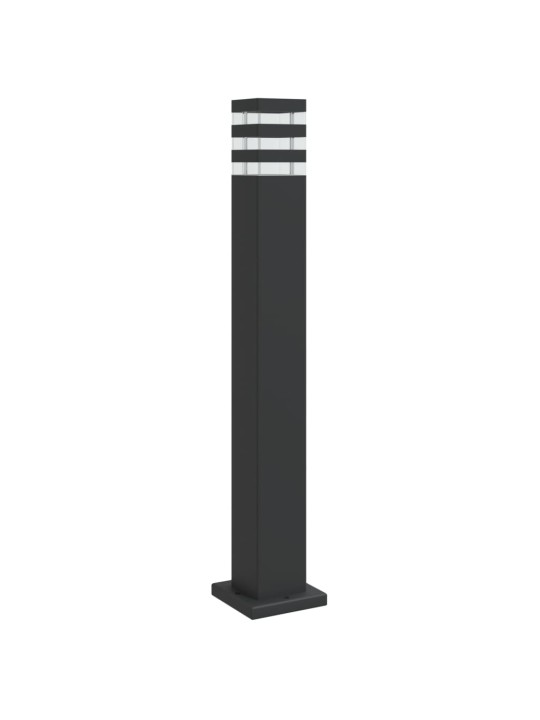 Aia lambipost, must, 80 cm, alumiinium