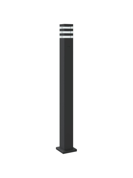 Aia lambipost, must, 110 cm, alumiinium