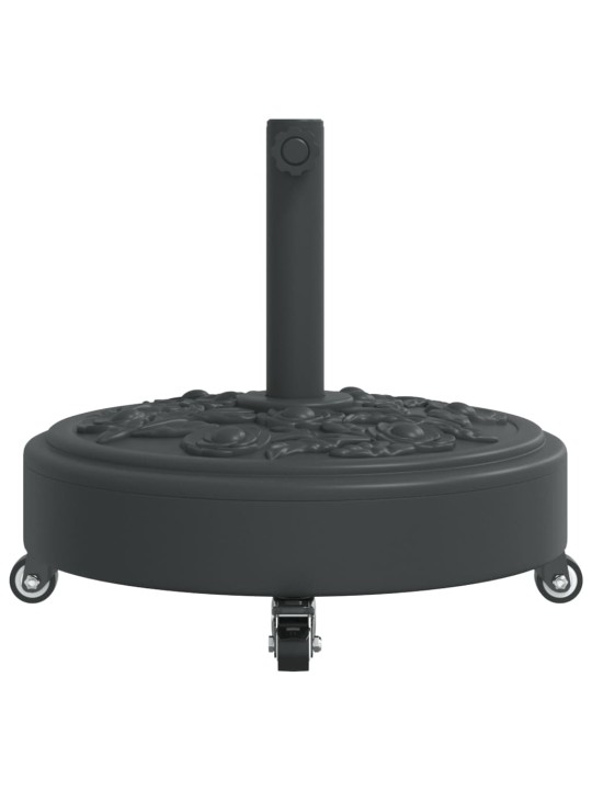 RATASTEGA PÄIKESEVARJU ALUS, Ø38/48 MM POSTILE, 27 KG ÜMMARGUNE