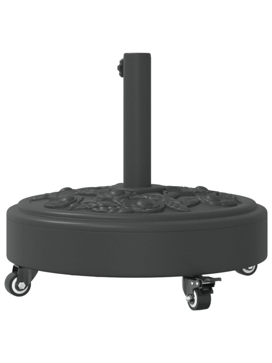 RATASTEGA PÄIKESEVARJU ALUS, Ø38/48 MM POSTILE, 27 KG ÜMMARGUNE