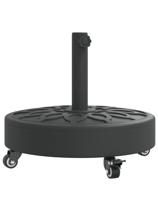 RATASTEGA PÄIKESEVARJU ALUS, Ø38/48 MM POSTILE, 27 KG ÜMMARGUNE