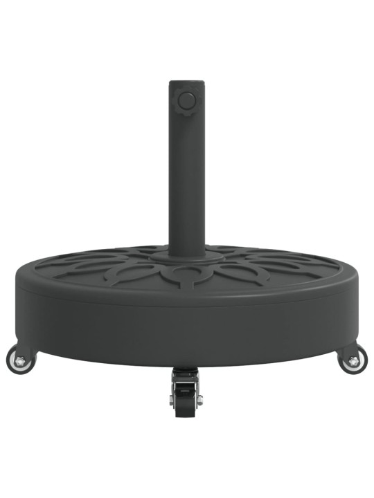 RATASTEGA PÄIKESEVARJU ALUS, Ø38/48 MM POSTILE, 27 KG ÜMMARGUNE