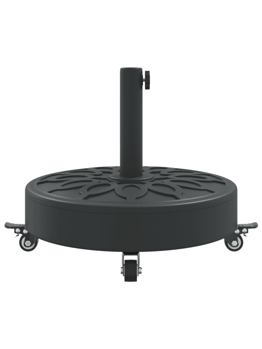 RATASTEGA PÄIKESEVARJU ALUS, Ø38/48 MM POSTILE, 27 KG ÜMMARGUNE