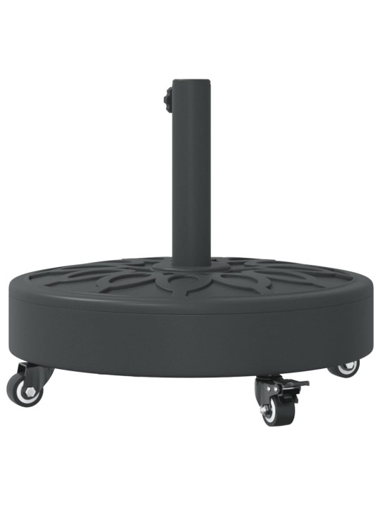 RATASTEGA PÄIKESEVARJU ALUS, Ø38/48 MM POSTILE, 27 KG ÜMMARGUNE
