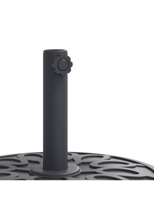 RATASTEGA PÄIKESEVARJU ALUS, Ø38/48 MM POSTILE, 27 KG ÜMMARGUNE