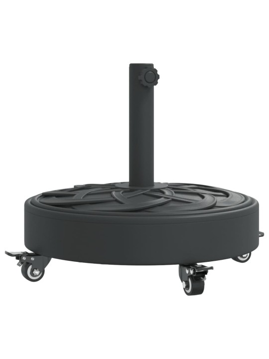 RATASTEGA PÄIKESEVARJU ALUS, Ø38/48 MM POSTILE, 27 KG ÜMMARGUNE