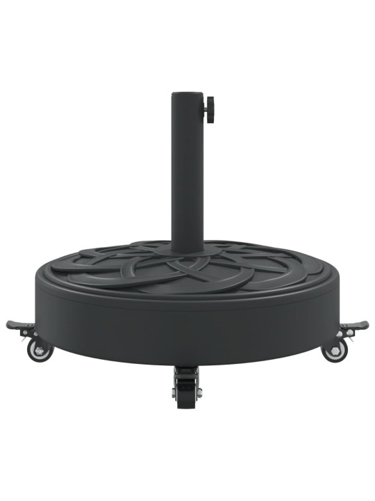 RATASTEGA PÄIKESEVARJU ALUS, Ø38/48 MM POSTILE, 27 KG ÜMMARGUNE