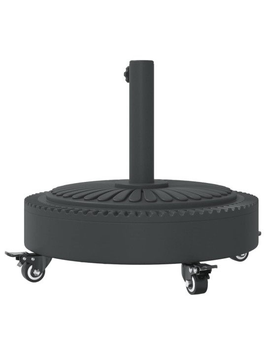 RATASTEGA PÄIKESEVARJU ALUS, Ø38/48 MM POSTILE, 27 KG ÜMMARGUNE