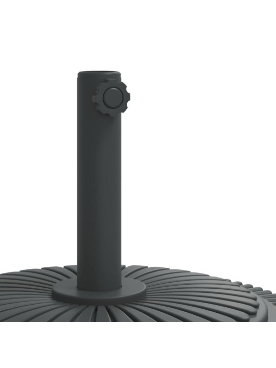 RATASTEGA PÄIKESEVARJU ALUS, Ø38/48 MM POSTILE, 27 KG ÜMMARGUNE