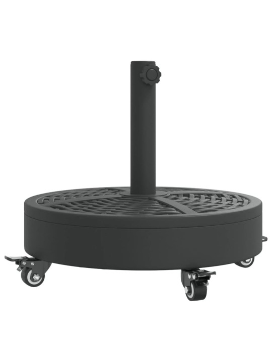 RATASTEGA PÄIKESEVARJU ALUS, Ø38/48 MM POSTILE, 27 KG ÜMMARGUNE