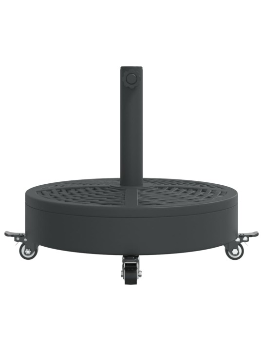 RATASTEGA PÄIKESEVARJU ALUS, Ø38/48 MM POSTILE, 27 KG ÜMMARGUNE