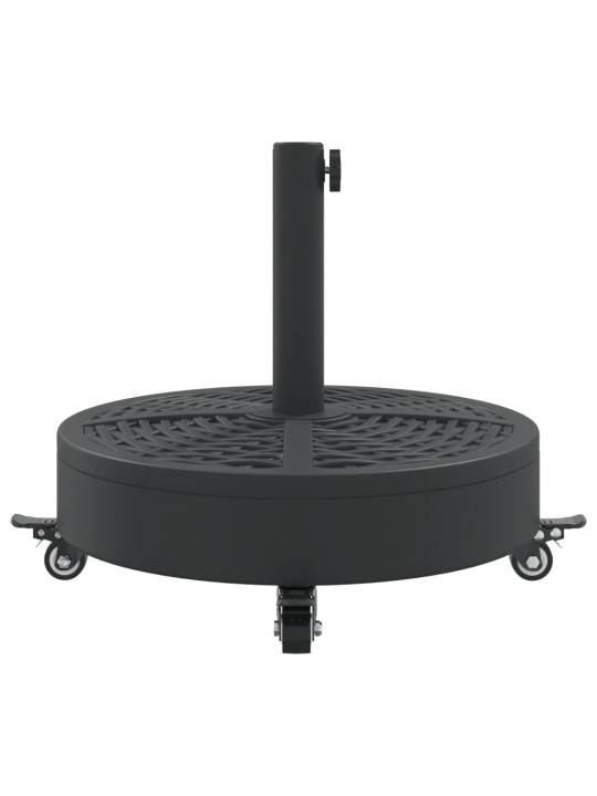 RATASTEGA PÄIKESEVARJU ALUS, Ø38/48 MM POSTILE, 27 KG ÜMMARGUNE