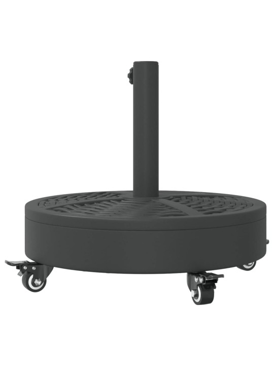 RATASTEGA PÄIKESEVARJU ALUS, Ø38/48 MM POSTILE, 27 KG ÜMMARGUNE