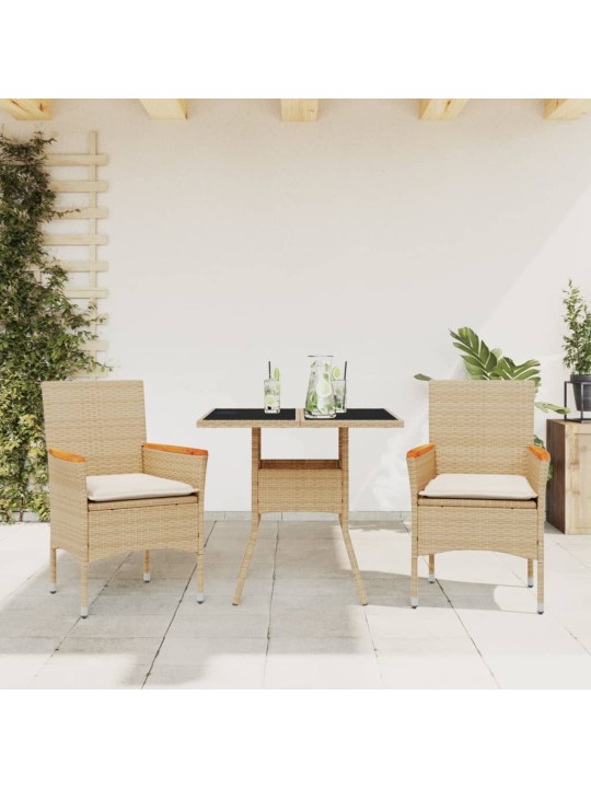 3-OSALINE AIAMÖÖBLI KOMPLEKT PATJADEGA, BEEŽ, POLÜROTANG/KLAAS