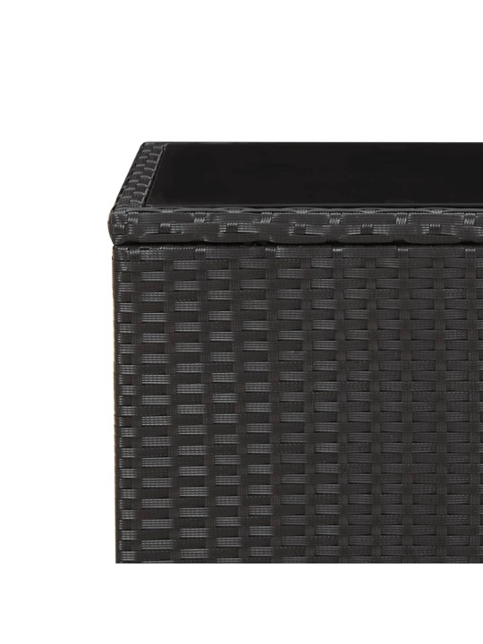 3-OSALINE AIAMÖÖBLI KOMPLEKT PATJADEGA, MUST, POLÜROTANG