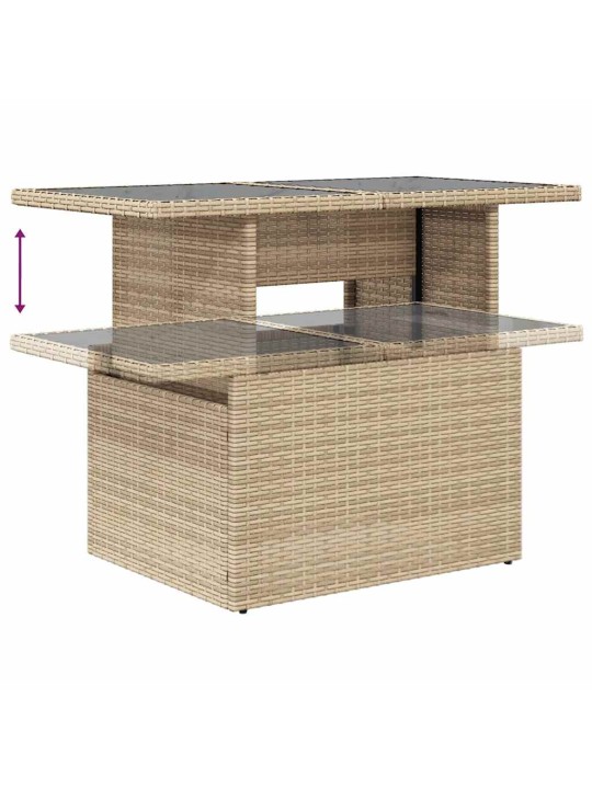 9-OSALINE AIADIIVANI KOMPLEKT PATJADEGA, BEEŽ, POLÜROTANG