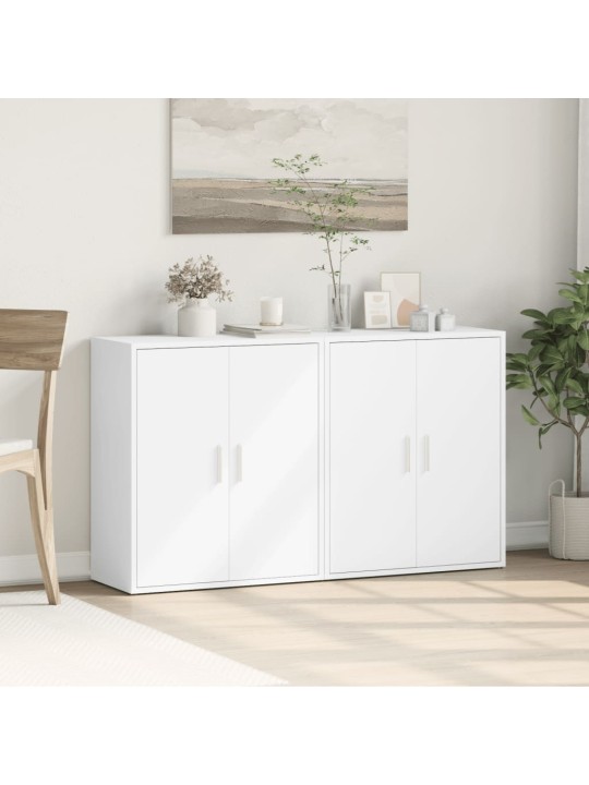PUHVETKAPID 2 TK, VALGE, 60 X 31 X 70 CM, TEHISPUIT