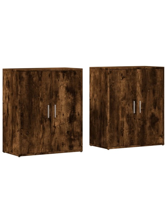 PUHVETKAPID 2 TK, SUITSUTATUD TAMM, 60 X 31 X 70 CM, TEHISPUIT