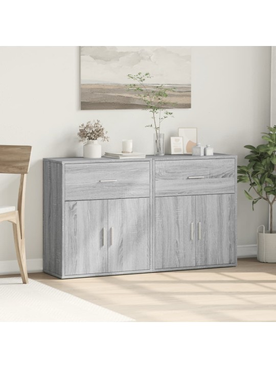 PUHVETKAPID 2 TK, HALL SONOMA TAMM, 60 X 31 X 70 CM, TEHISPUIT