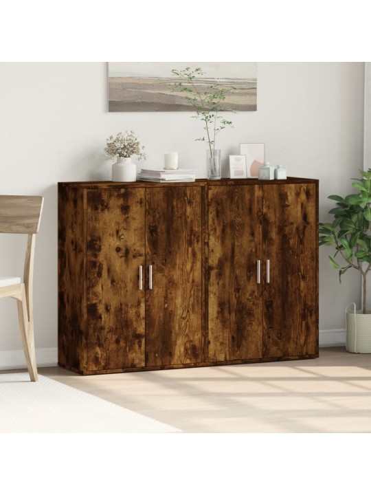 PUHVETKAPID 2 TK, SUITSUTATUD TAMM, 60 X 31 X 84 CM, TEHISPUIT