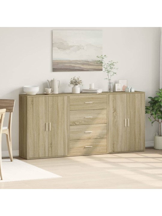 PUHVETKAPID 3 TK, SONOMA TAMM, 60 X 31 X 84 CM, TEHISPUIT
