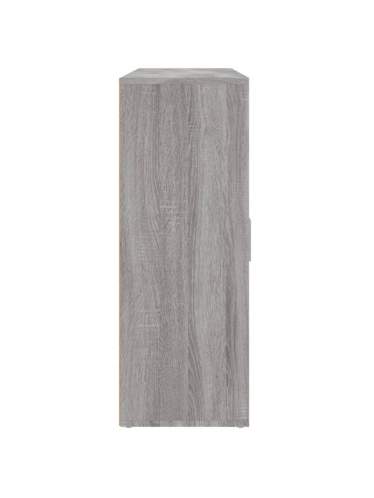 Puhvetkapid 3 tk, hall sonoma tamm, 60 x 31 x 84 cm, tehispuit